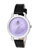 London Creation Women's Classic Grace | Silver & Black Leather