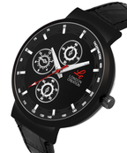 London Creation Men's Stealth | Black Dial Watch