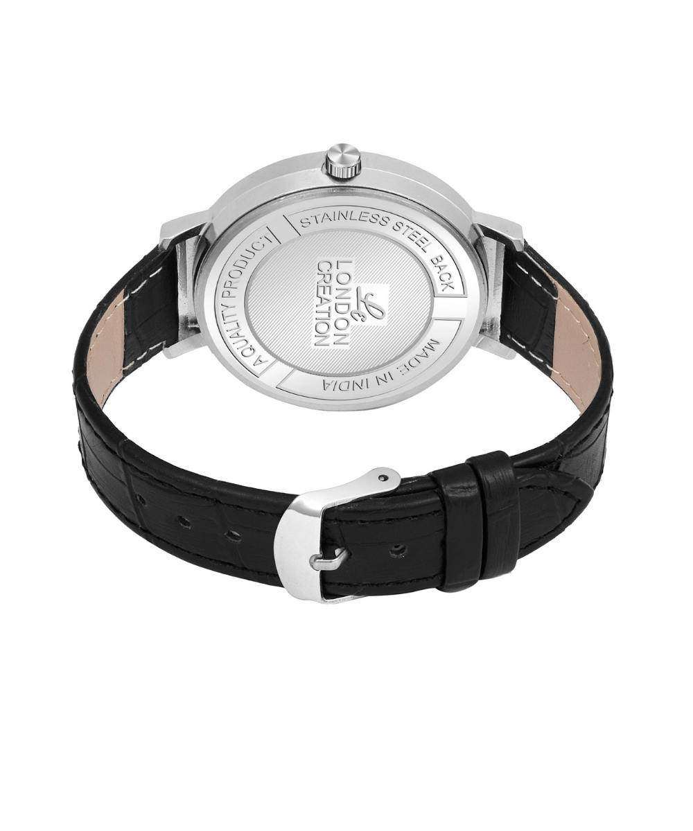 LC-10036-G1 London Creation Stealth Chrono | Black Tachymeter Dial Watch