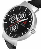 London Creation Men's Sport  | Black Dial Tachymeter Watch