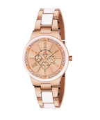 London Creation Women's Dual Luxe | Rose Gold & White Multi-Function
