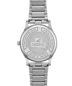 London Creation Men's Classic Edge | White Dial Stainless Steel Watch