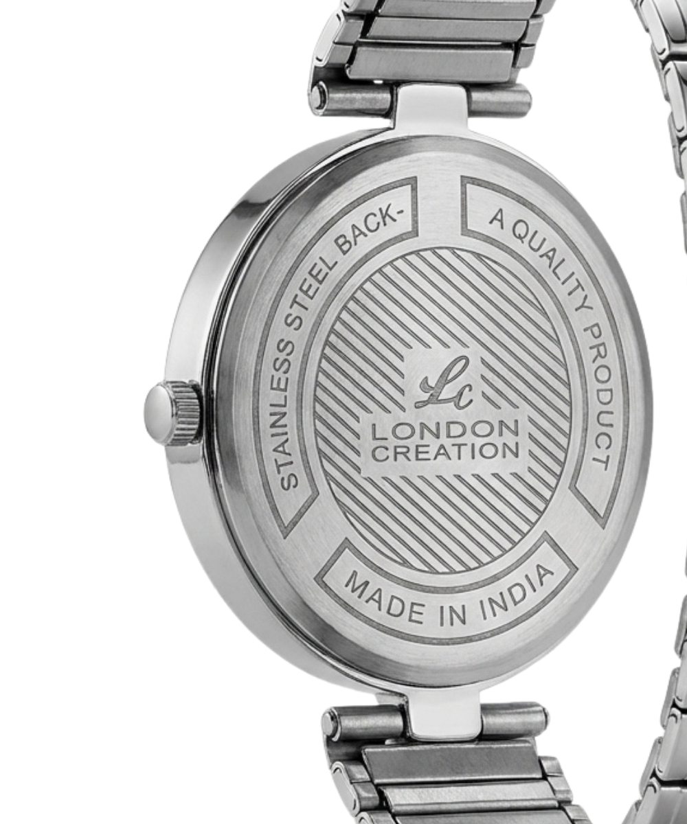 London Creation Women's Modern Textured Dial | Blue