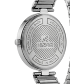 London Creation Women's Modern Textured Dial | Blue