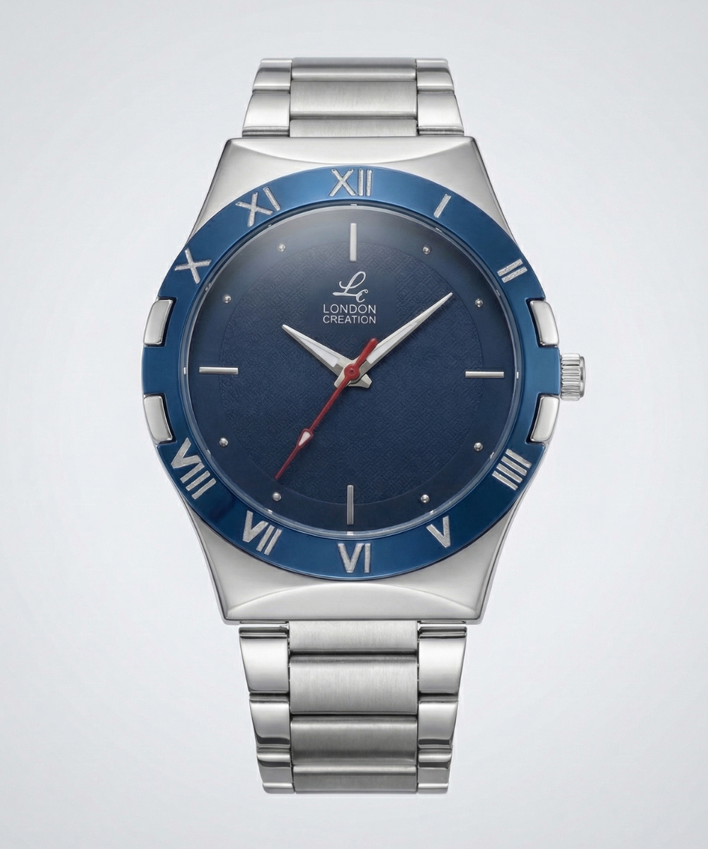London Creation Men's Royal Edge | Blue & Silver
