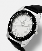 London Creation Men's Regal Diver | Black & Silver