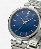 London Creation Men's Modern Textured Dial | Blue