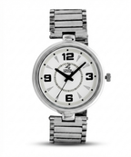 London Creation Men's Modern Textured Dial | White
