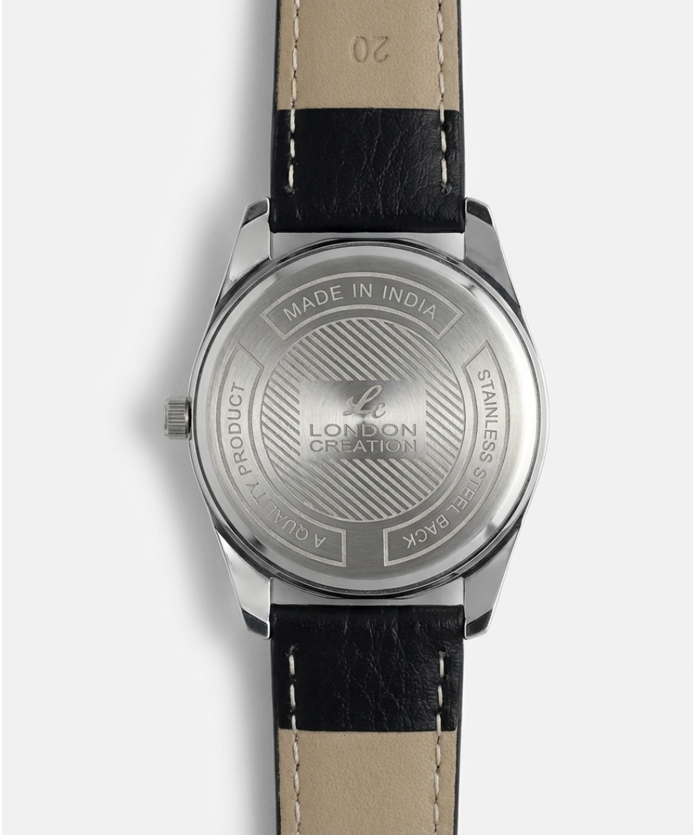 London Creation Men's Regal Diver | Black & Silver