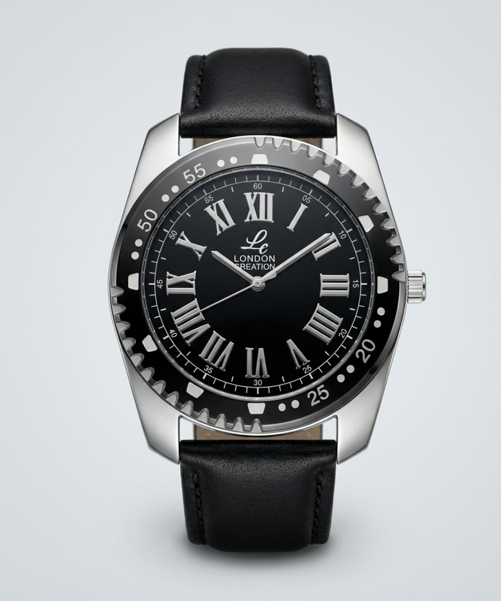 London Creation Men's Regal Diver | Black