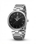 London Creation Men's Modern Textured Dial | Black