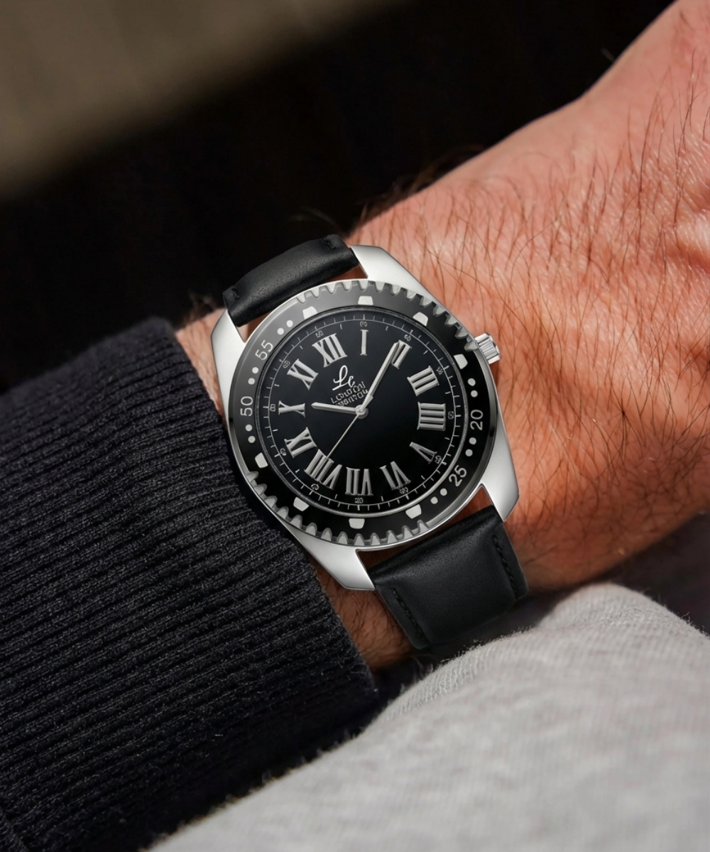 London Creation Men's Regal Diver | Black