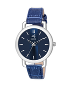 London Creation Women's Navy Dial Minimal Classic | Leather Strap Watch