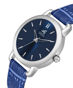 London Creation Women's Navy Dial Minimal Classic | Leather Strap Watch