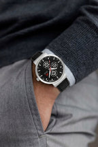 London Creation Men's Sport  | Black Dial Tachymeter Watch